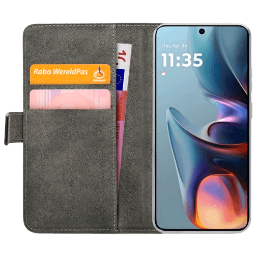 Mobilize Pu-Couro Book Capa Preto Motorola Moto E15/G05