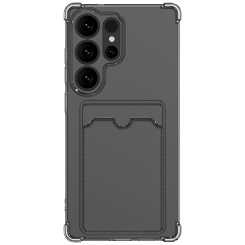 Just in Case Cardslot TPU Back Cover Transparente Samsung Galaxy S25 Ultra
