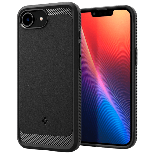 Spigen Rugged Armor MagFit Back Cover Preto Apple iPhone 16e/17e