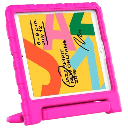 Just in Case Kidscase Classic Rosa Apple iPad 2019/iPad 2020/iPad 2021