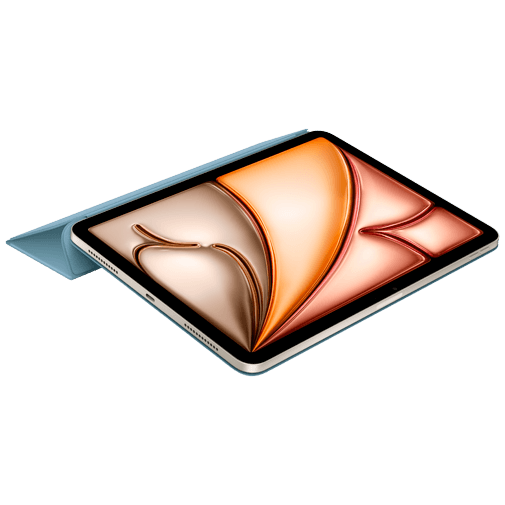 Apple Smart Folio PU-Couro Book Capa Azul Apple iPad Air 2020/2022/2024 11/2025 11/2026 11