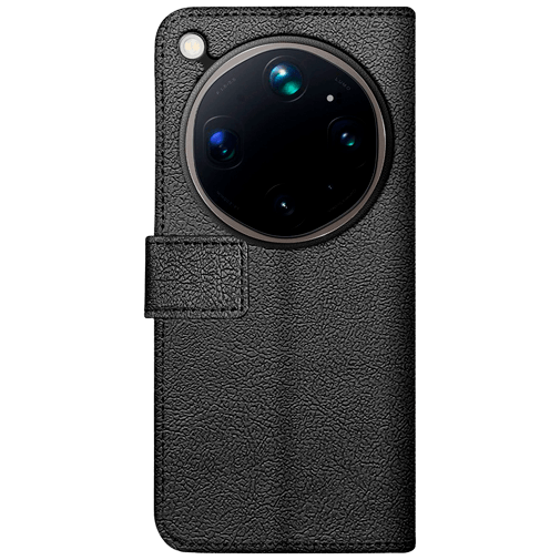 Just in Case PU-Couro Book Capa Preto OPPO Find X9 Ultra