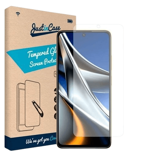 Just in Case Clear Protector de Ecrã de Vidro Temperado Poco X4 Pro
