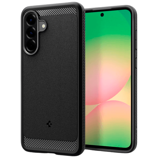 Spigen Rugged Armor TPU Back Cover Preto Samsung Galaxy A56