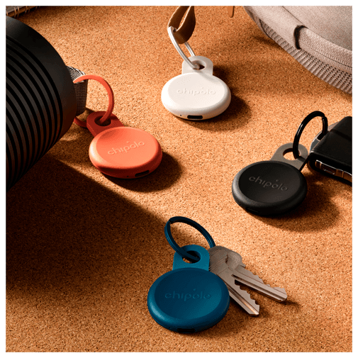 Chipolo LOOP Preto/Branco/Azul/Laranja 4-Pack
