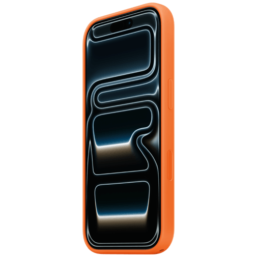Apple Silicone Back Cover Laranja MagSafe Apple iPhone 17 Pro