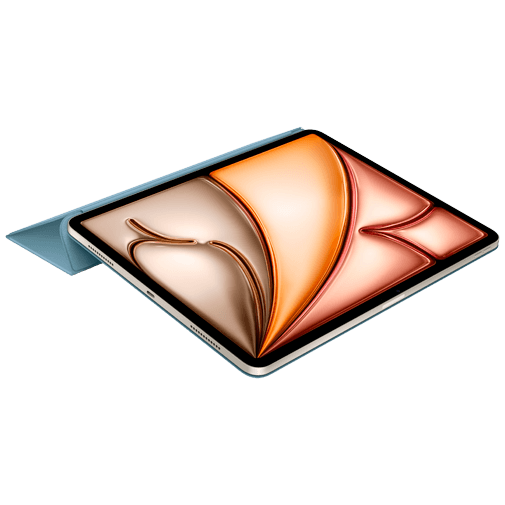 Apple Smart Folio PU-Couro Book Capa Azul Apple iPad Air 2024 13/2025 13/2026 13
