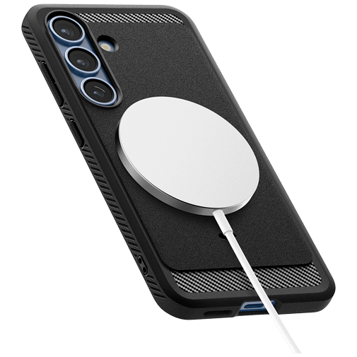 Spigen Rugged Armor TPU Back Cover Preto Samsung Galaxy S25