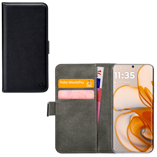 Mobilize Pu-Couro Book Capa Preto Motorola Edge 50 Neo