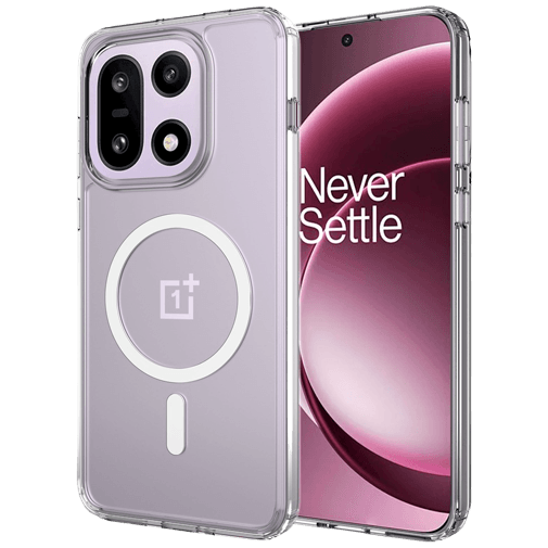 Just in Case Military Grade Plástico Back Cover Transparente Magnético OnePlus 15