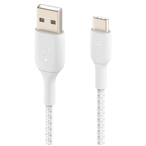 Belkin Boost Charge USB-C Cabo Braided 1 Metro Branco