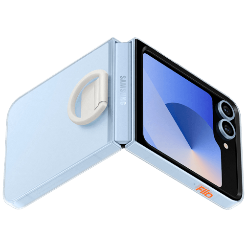 Samsung TPU Back Cover com Anel Transparente Samsung Galaxy Z Flip 6/Flip 7 FE