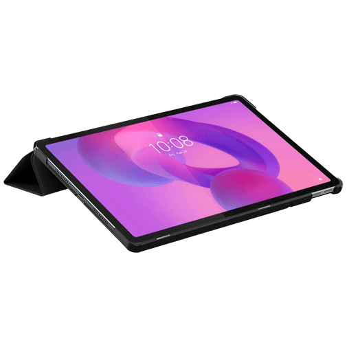 Just in Case Smart Tri-Fold Book Capa Preto Lenovo Idea Tab