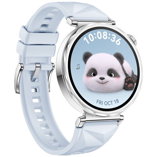 Huawei Watch GT 5 41mm Prata (Bracelete De Borracha Azul)
