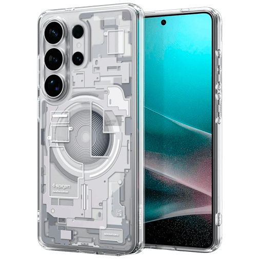 Spigen Ultra Hybrid MagFit Zero One TPU Back Cover Branco Samsung Galaxy S26 Ultra