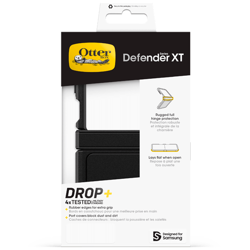 Otterbox Defender Xt PC Back Cover Preto Samsung Galaxy Z Flip 6