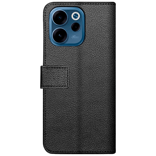 Just in Case PU-Couro Book Capa Preto OPPO Reno15 F 5G