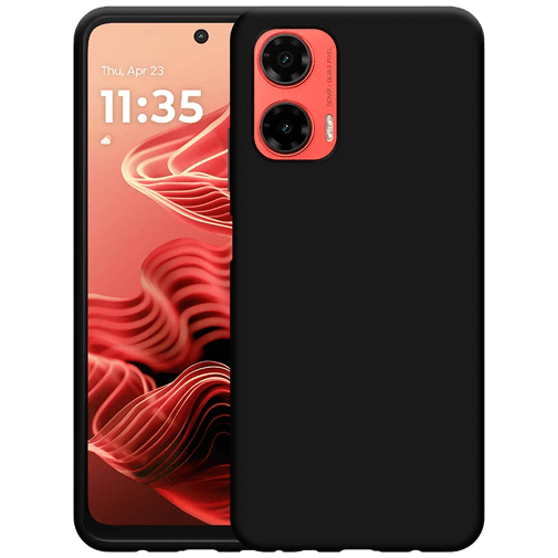 Just in Case TPU Back Cover Preto Motorola Moto G35 5G
