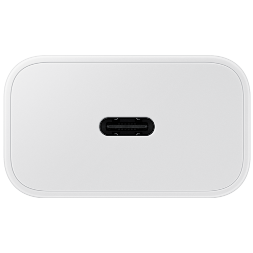 Samsung USB-C Carregador Rápido 25W T2510 + USB-C Cabo Branco