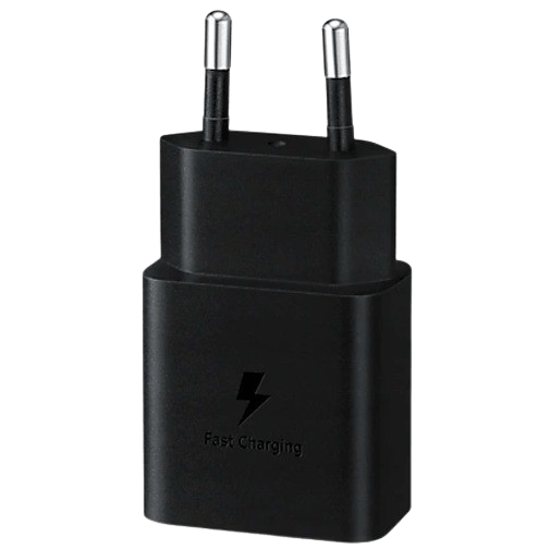 Samsung Ep-T510 USB-C Carregador Rápido 15W + USB-C 1 Metro Preto