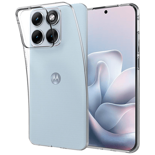 Just in Case TPU Back Cover Transparente Motorola Edge 70 Fusion