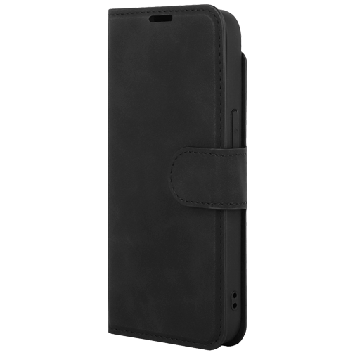 Just in Case PU-Couro Book Capa Preto Apple iPhone 16e/17e