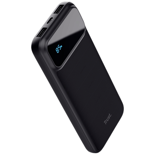 Trust Avala Carregador Rápido Power Bank 10.000mAh Preto